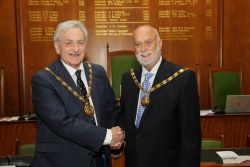 Civic Chairman Cllr Tony Kemp and Vice Civic Chairman Cllr Kewal Singh Athwal