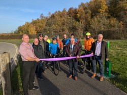 Opening the Markham cycle route